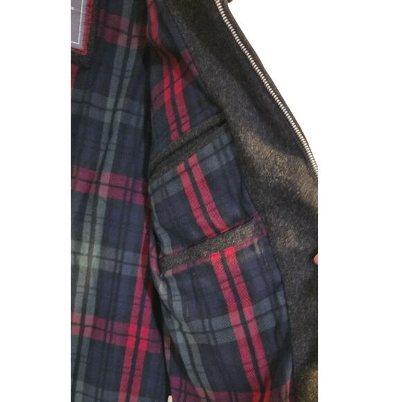 American Eagle Wool Blend Field Jacket Men’s Small– Charcoal Gray - Picture 11 of 15